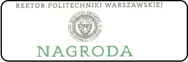 Award of the Rector of the Warsaw University of Technology