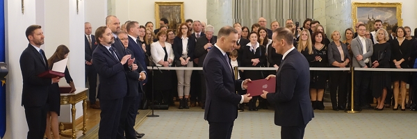 The ceremony to confer the title of Professor